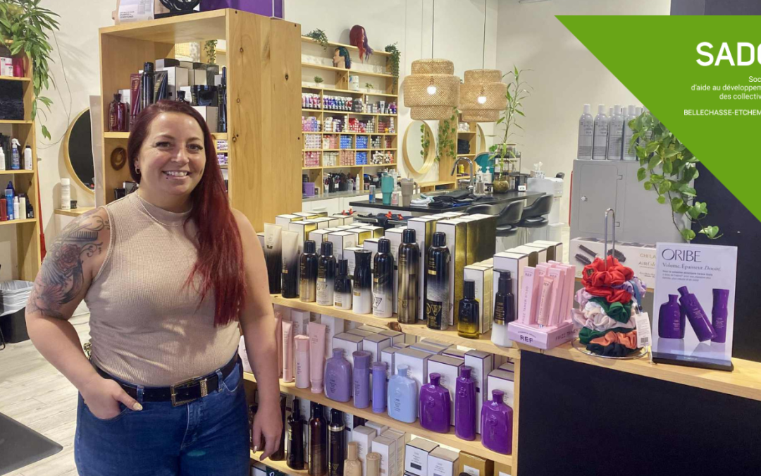 La SADC Bellechasse‑Etchemins soutient le lancement de la première formation en ligne de Patricia Audet, du Salon Coupe et Mix